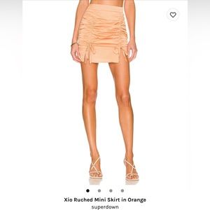 superdown Xio Ruched skirt